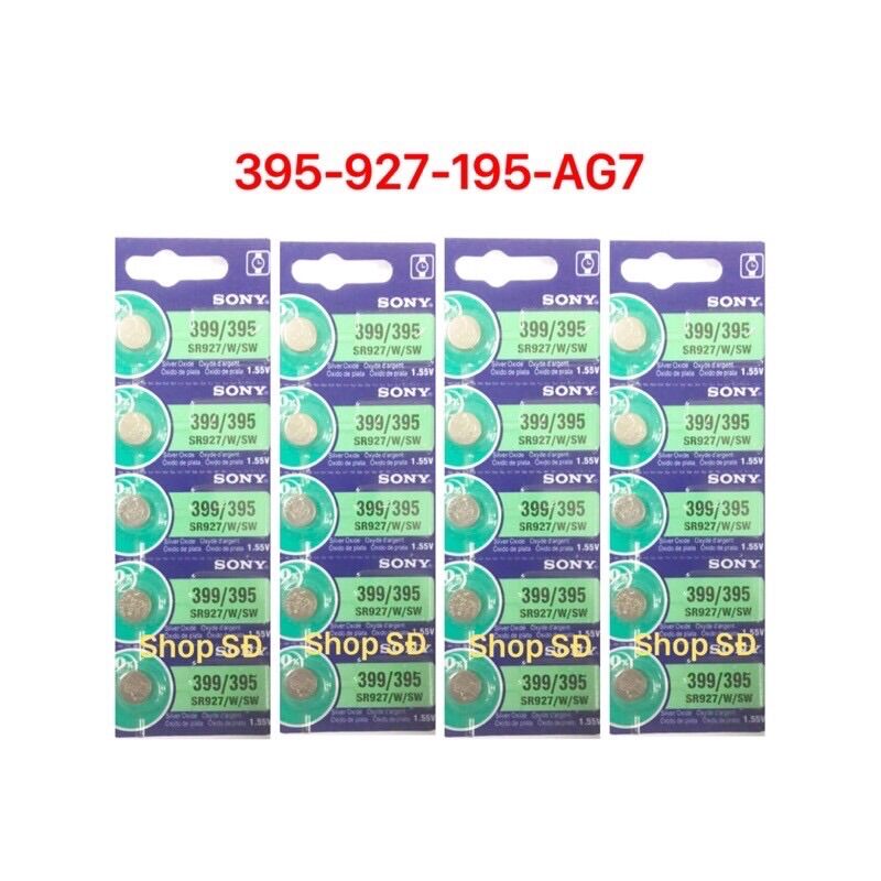 Pin nút 395-927-195-AG7 - vĩ 5 viên