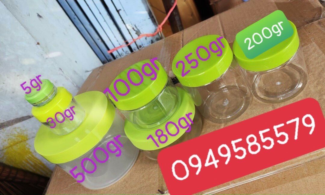 Hủ pét 5gr-30gr-100gr-180gr-200gr-250gr-500gr