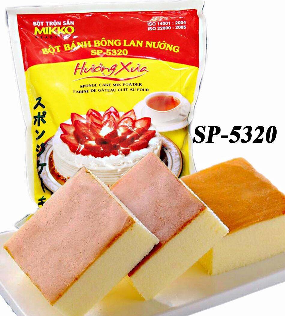 Bột Bánh Bông Lan Nướng 1kg.Mã Số SP-5320 [Bột Trộn Sẵn Mikko] Bánh Xốp.Béo Mịn.Thơm Ngon. An Toàn Chất Lượng
