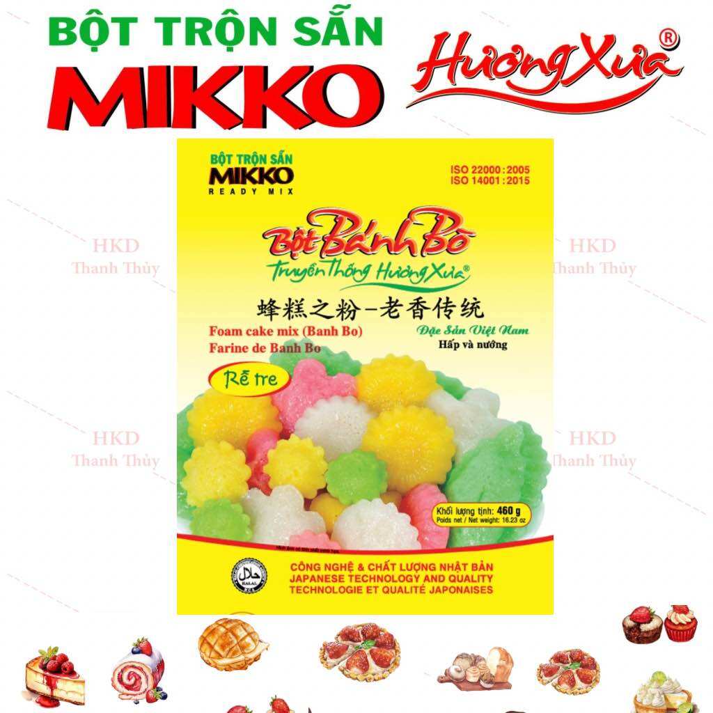 Bột bánh bò hương xưa 450gr- mikko hương xưa