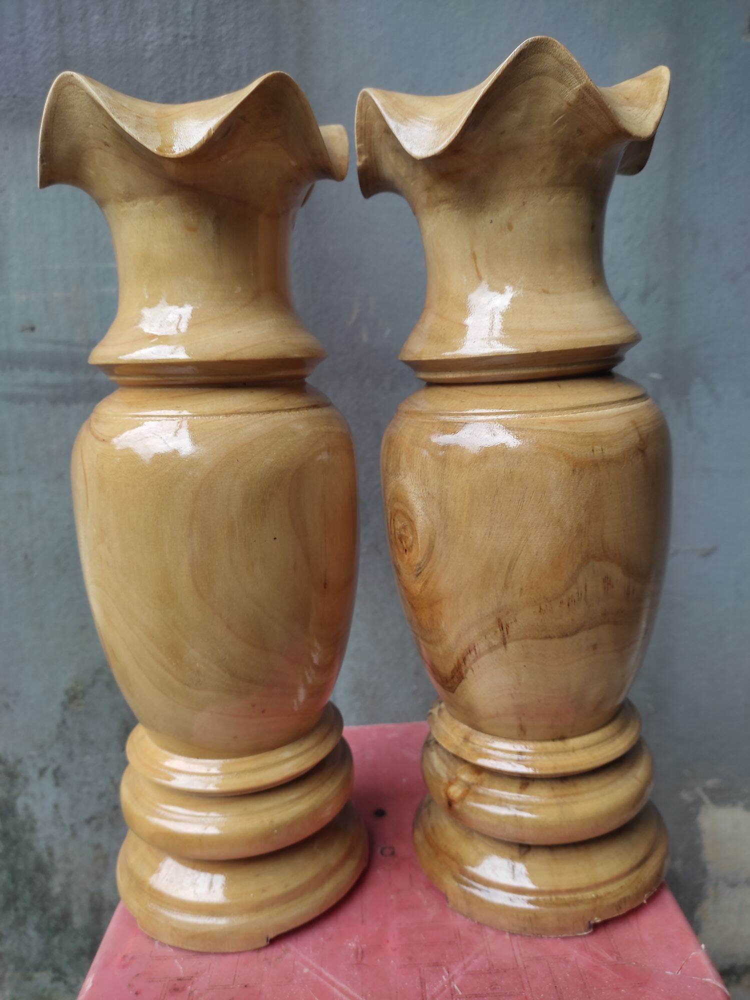 lục bình gỗ xoan giá một đôi