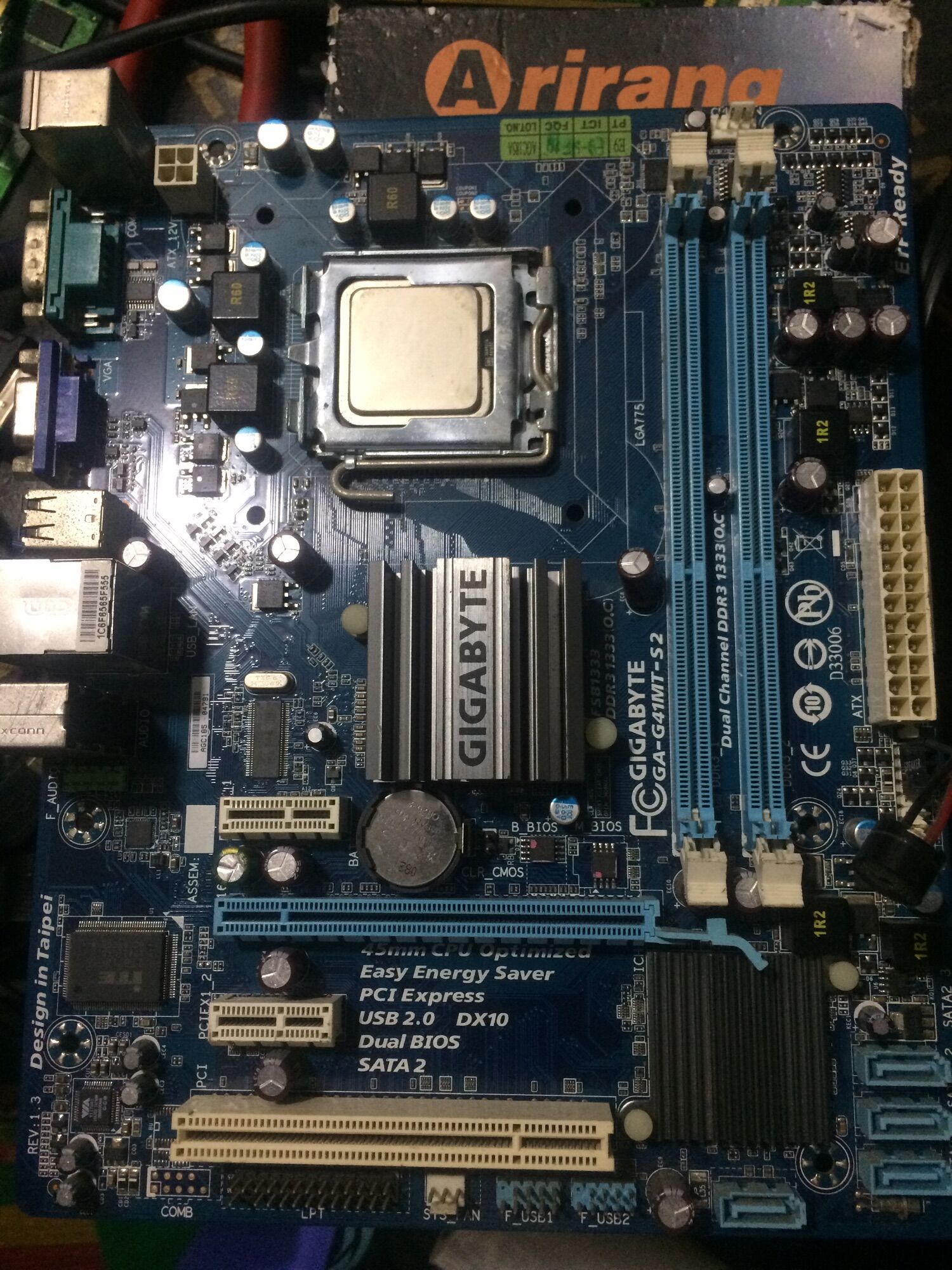 Main G41 ddr3 Giga chạy full chức năng kèm chip E5xxx