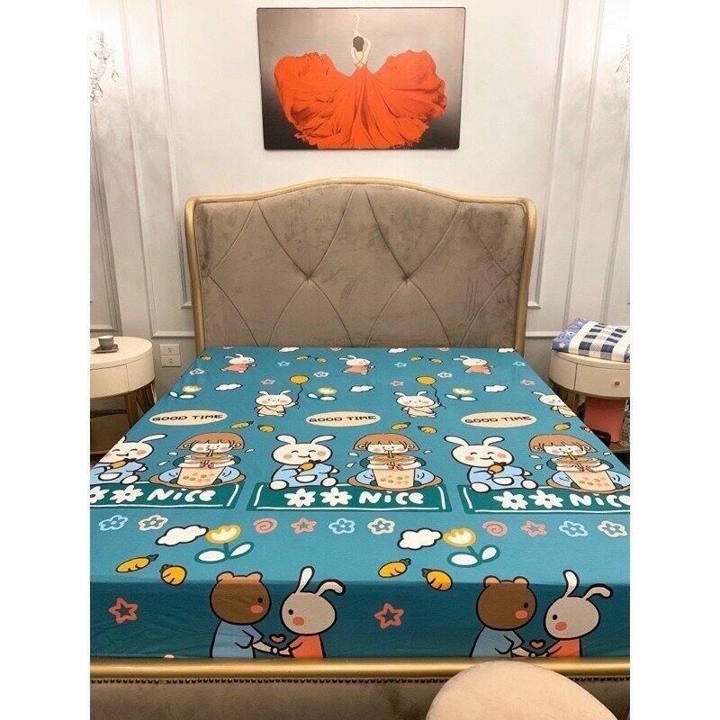 Ga chống thấm CHẤT LIỆU COTTON  POLY  1M8*2M nằm trực tiếp