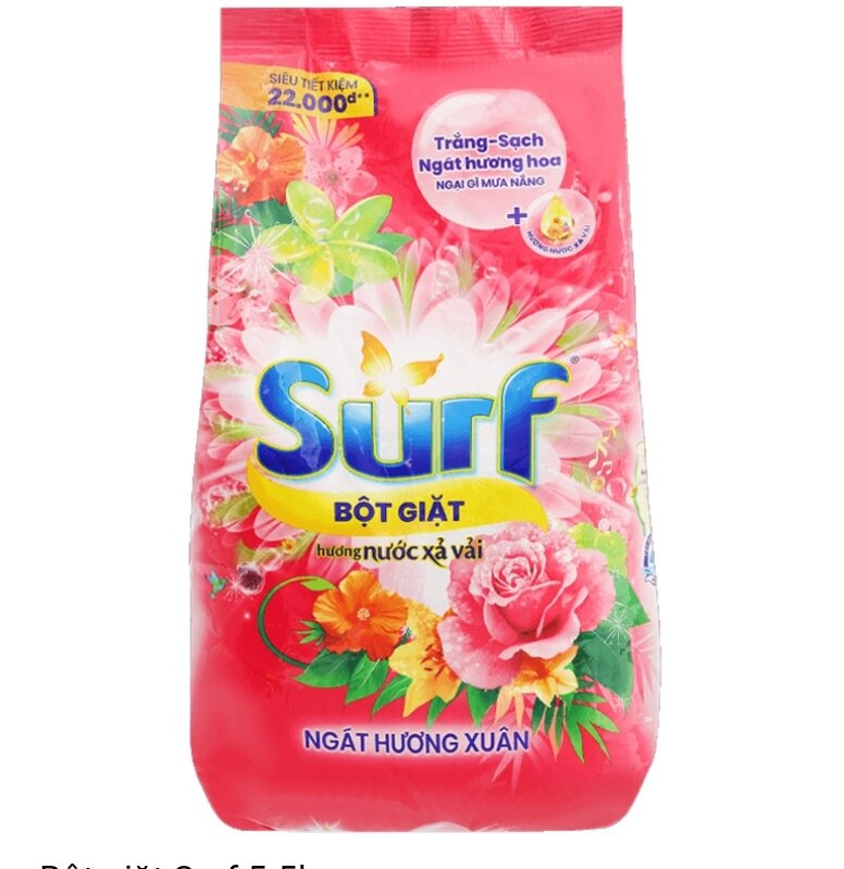 bột giặt surf 5,5kg hương ngàn hoa