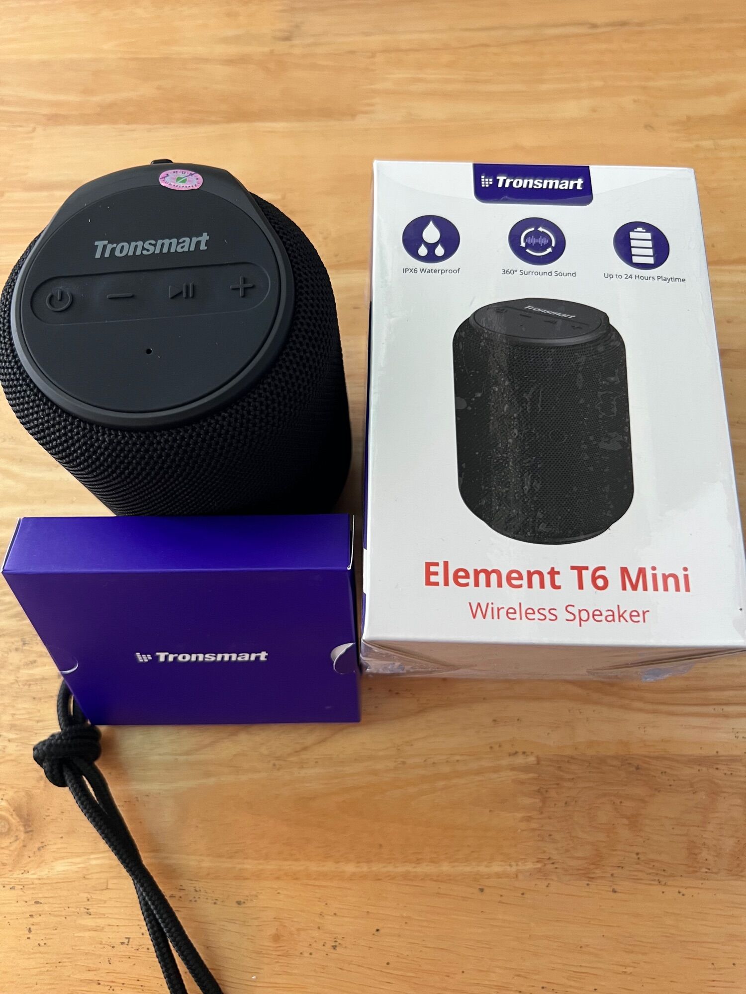 Loa bluetooth 5.0 tronsmart element t6 mini chống nước ipx6 - bảo hành 12 tháng