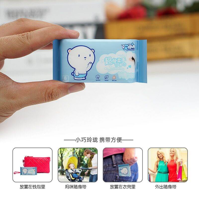 [HCM]Khăn giấy ướt mini