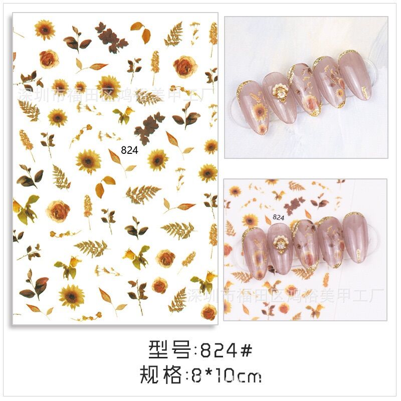 [HCM]Miếng Dán Móng Tay Sticker 824