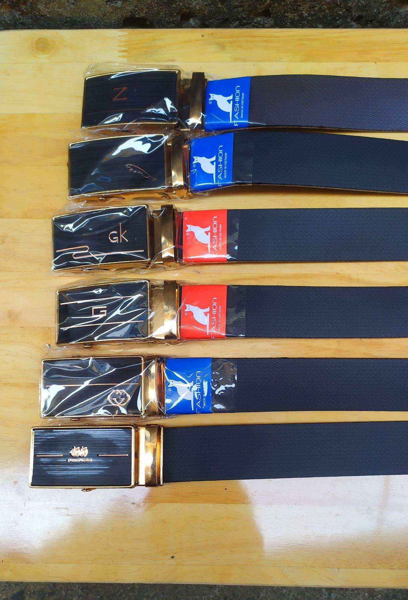 thắt lưng nam khóa lăn dây nịt đầu kéo