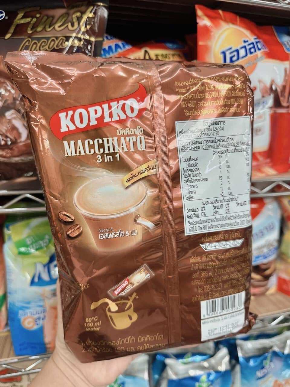 CÀ PHÊ SỮA KOPIKO (túi 20 gói)