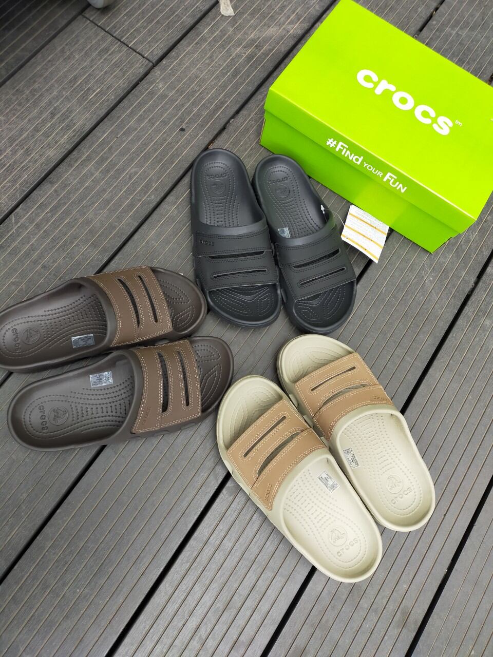Dép lê yukon crocs chính hãng c.roc.s shoes . dép lê thời trang xuất xịn