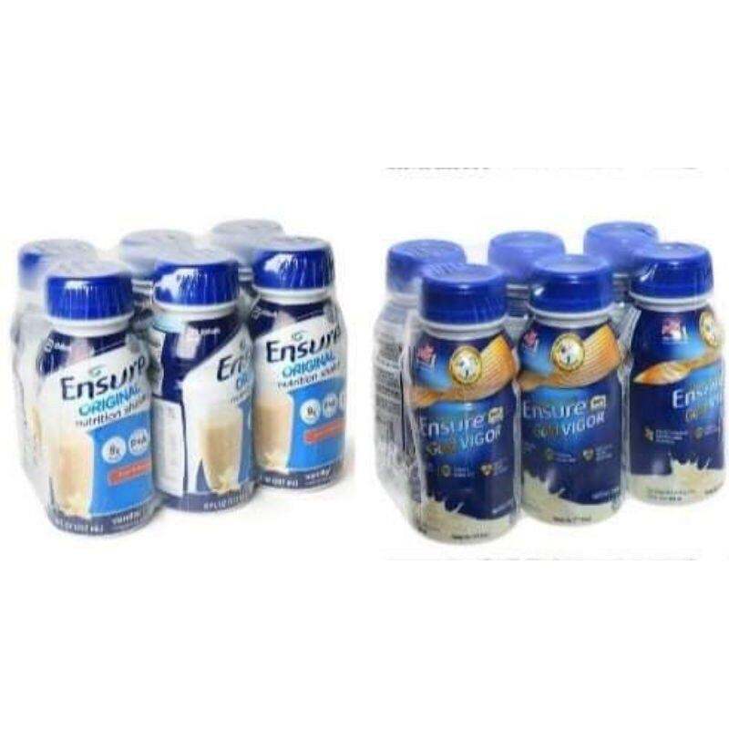 Lốc 6 chai sữa nước Ensure gold Vigor 237 ml.