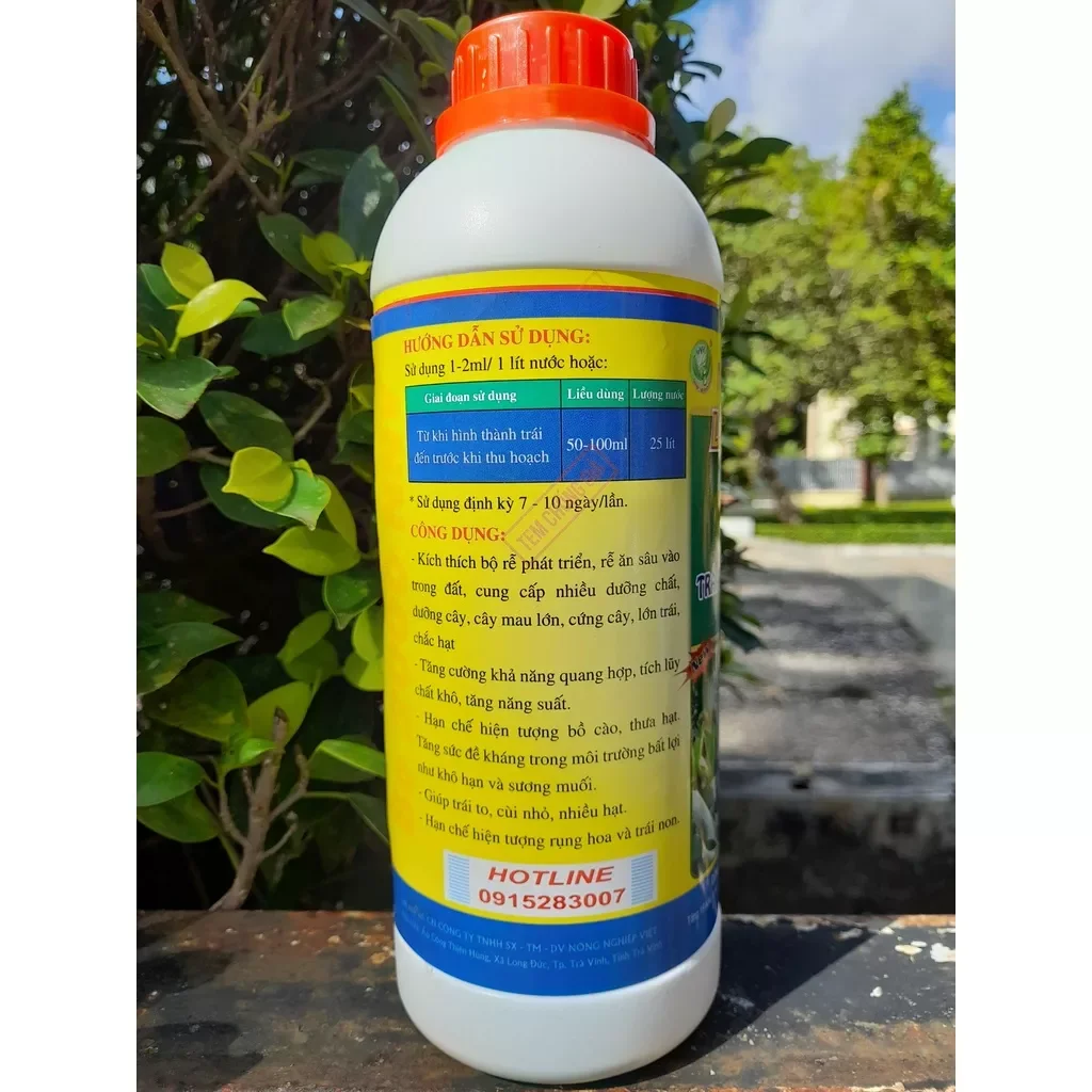 PHÂN BÓN MAX FRUIT LỚN TRÁI BẮP - CHAI 1 LÍT PHA ĐƯỢC 500 LÍT NƯỚC