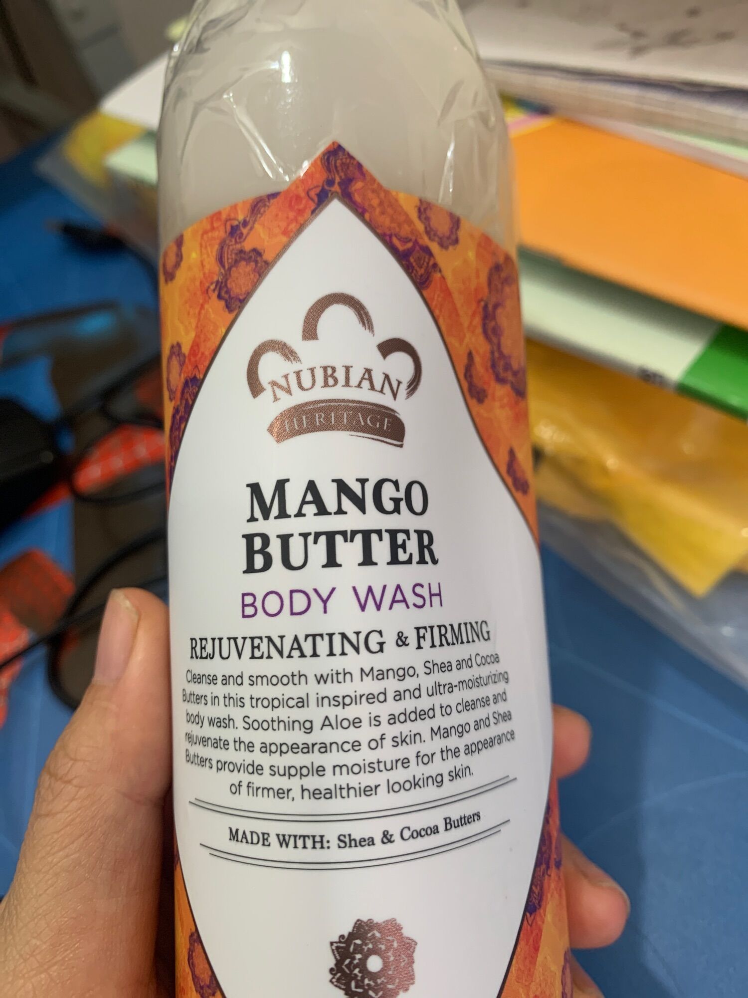 Sữa tắm Mango butter Nubian 384ml