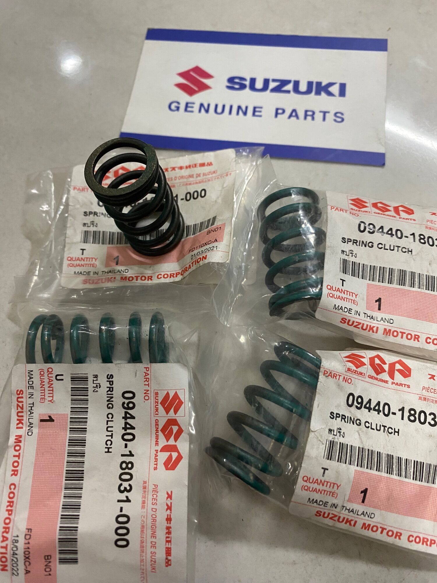 Bộ lò xo nồi smash shogun xbike viva đời cao suzuki chính hãng
