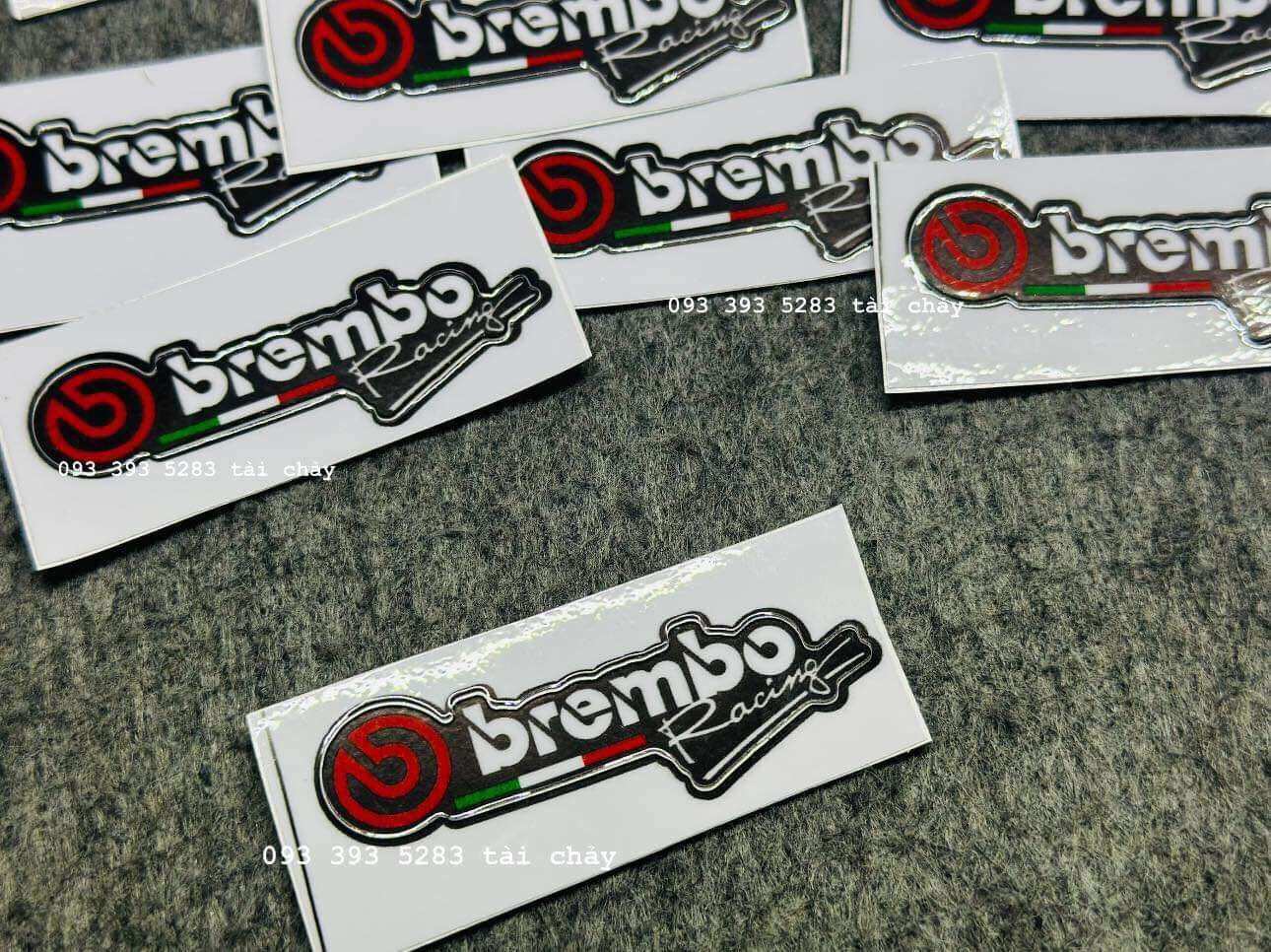 [ 1 MIẾNG ] TEM STICKER BEMBO DÁN TRANG TRÍ XE