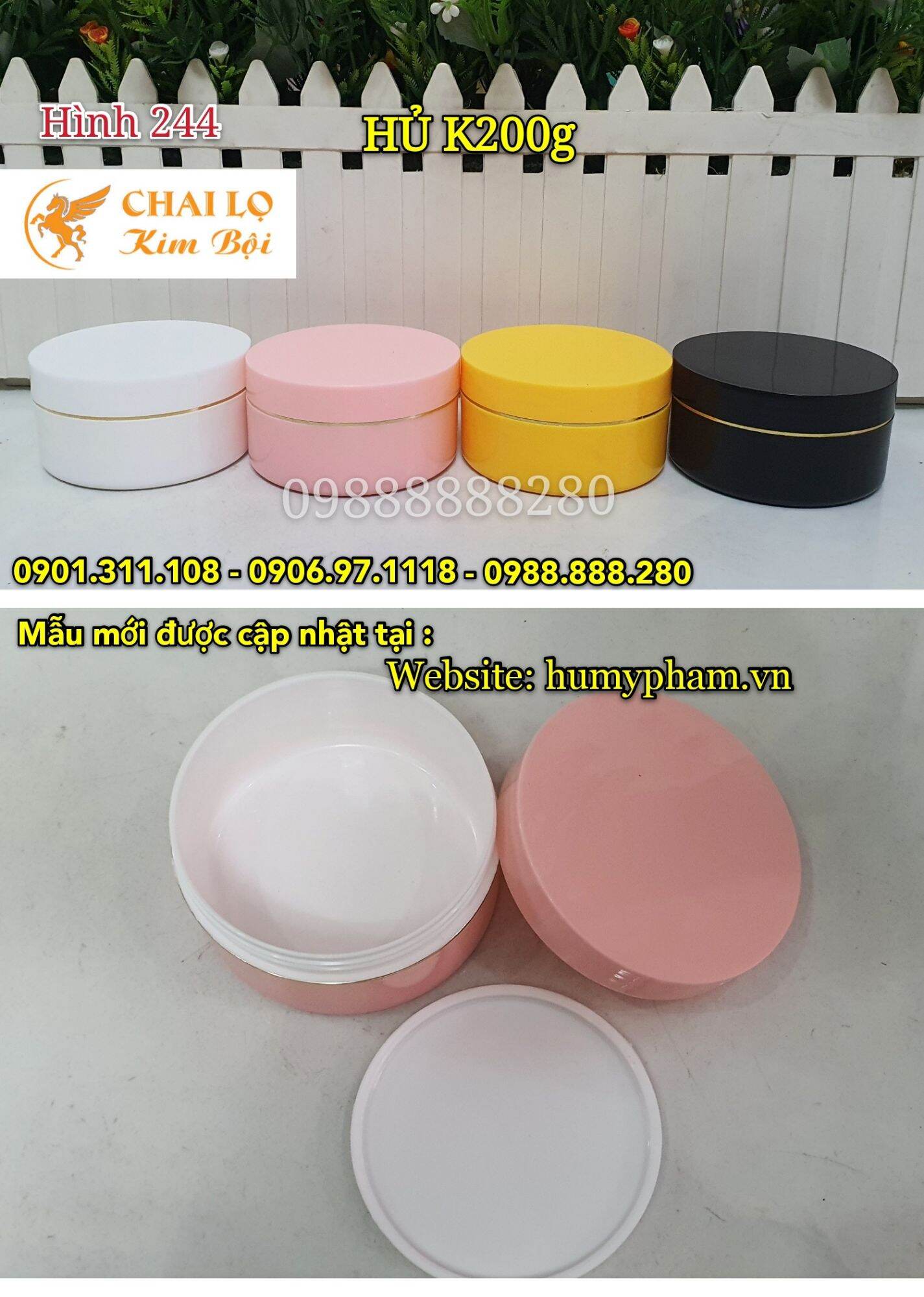 HỦ ĐỰNG KEM BODY  200g