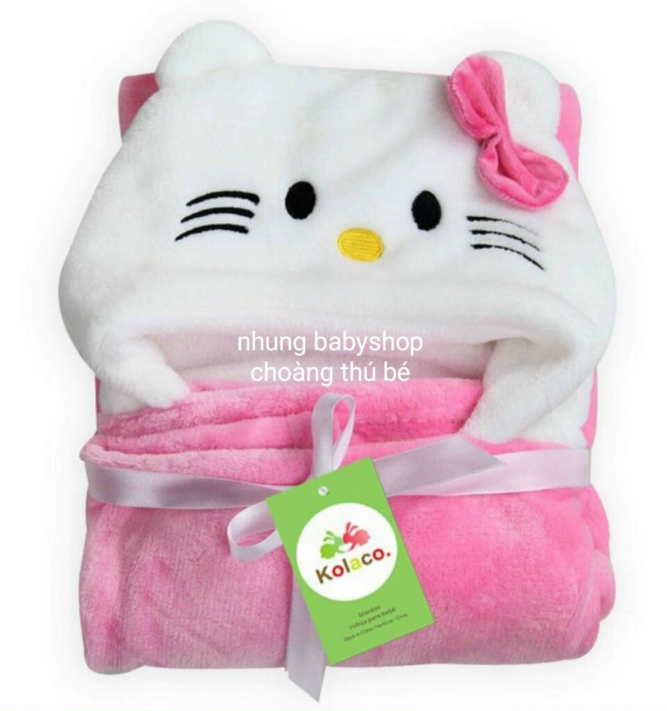 Choàng ủ cho bé hình thú dễ thương