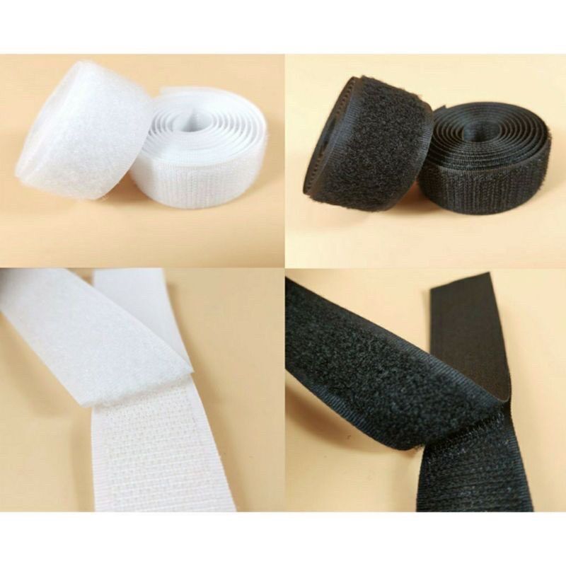1 mét vecrlo may rèm, đính vào rèm treo, rèm loại có keo, loại không keo size 2.5cm