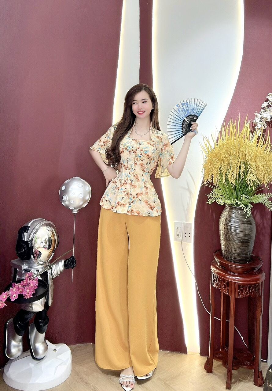 Bộ bà ba nữ hoàng tay loe/ Sét bà ba tay loe