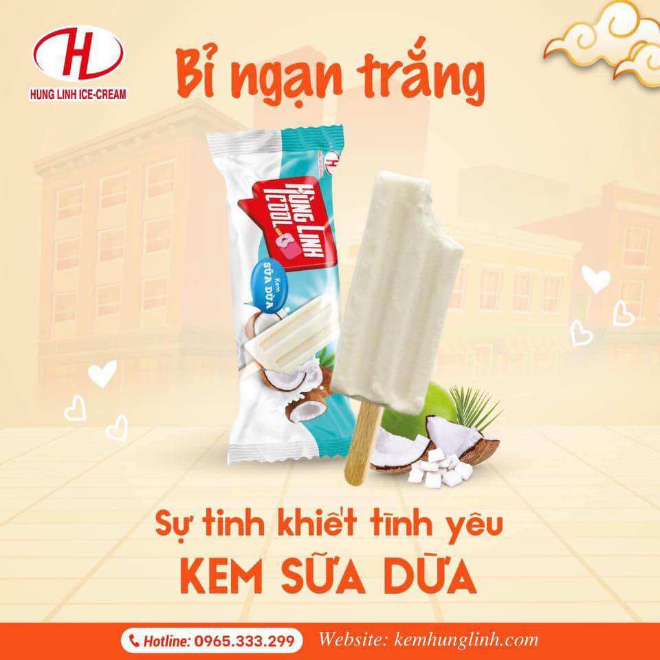 Kem Gelato Sợi Dừa Non