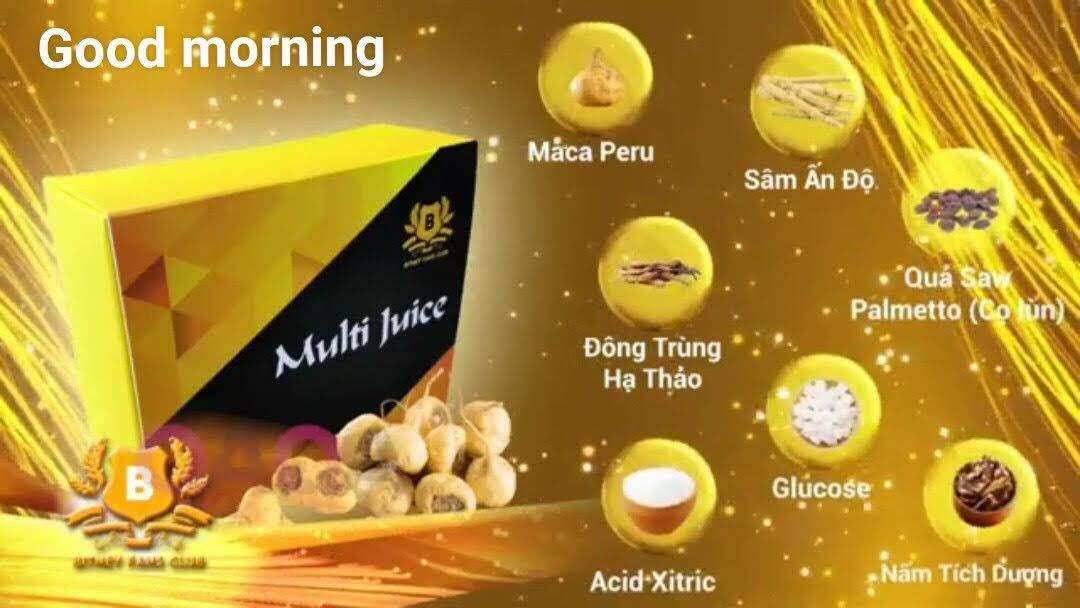 Multi Juice . Nước ép trái cây hỗn hợp nhập khẩu Malaysia