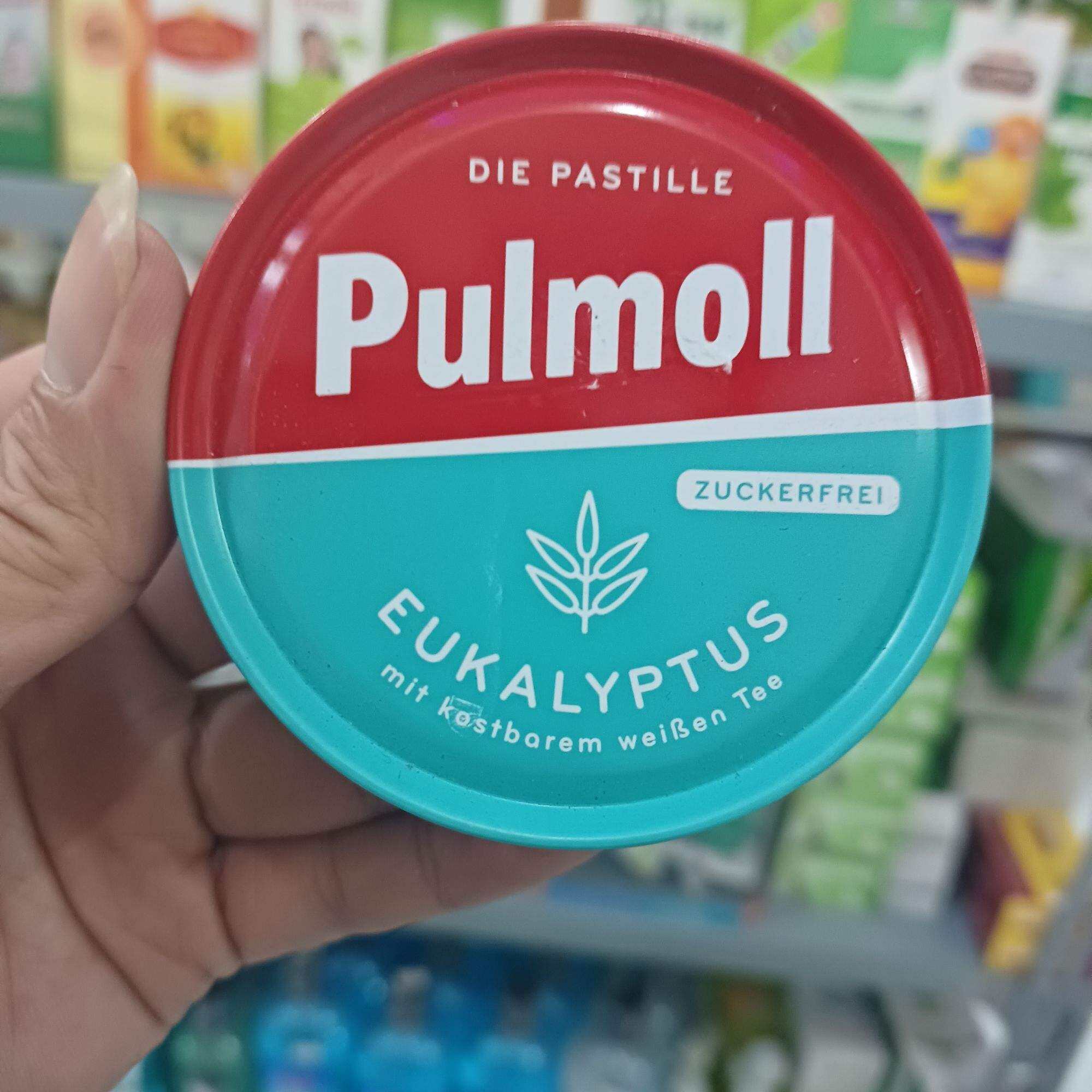 Kẹo ngậm không đường pulmoll vị bạc hà