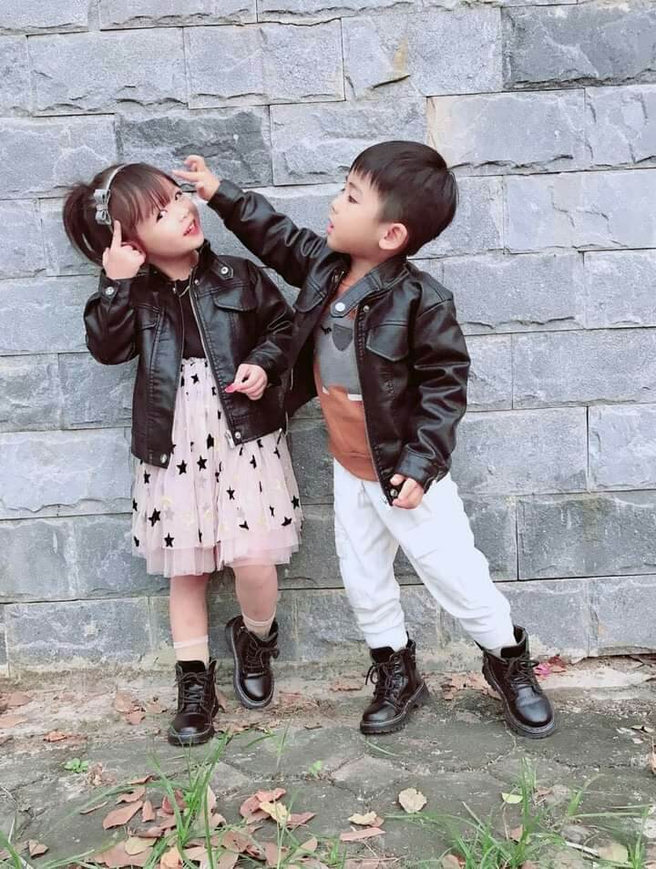 Áo Khoác Da cao cấp cho bé trai/ gái
