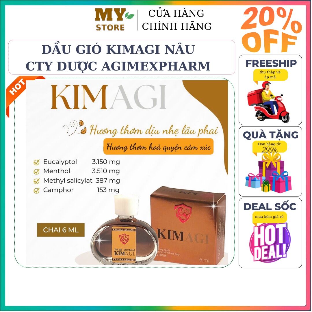 Dầu gió kimagi nâu 6ml