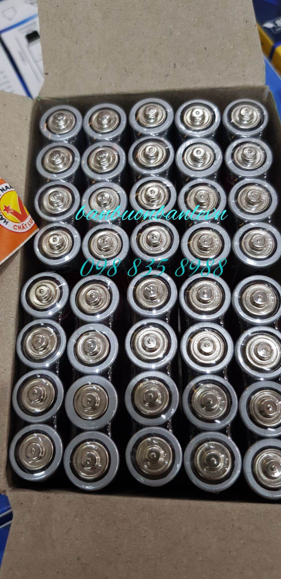 Hộp Pin đũa  con thỏ AA- 40 viên