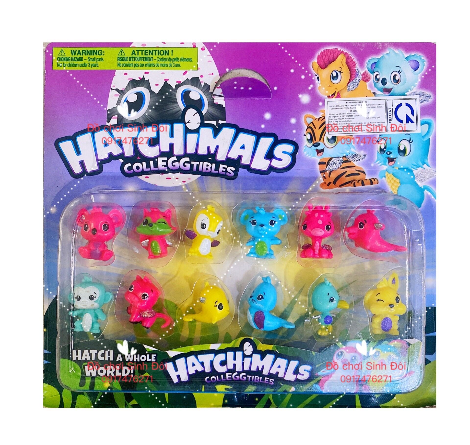 Thú hatchimal - vĩ 12 con