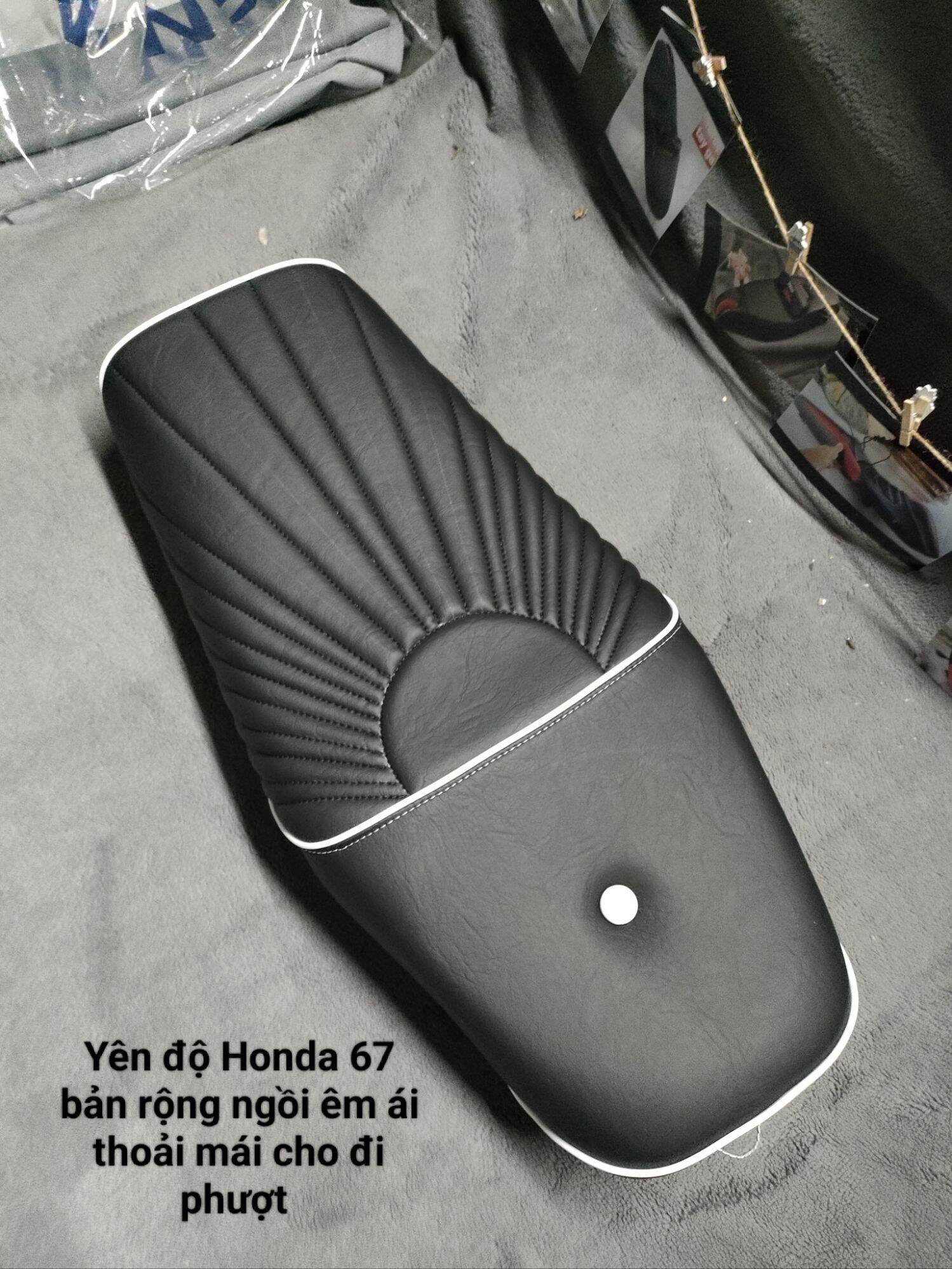 Yên xe Honda 67 - 68 form zin - đế sắt ôm bình xăng