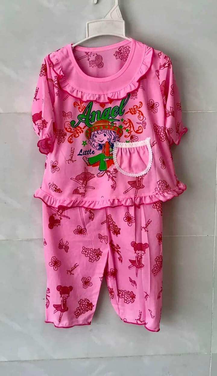 Sét 5 bộ thun bé gái 8-13kg
