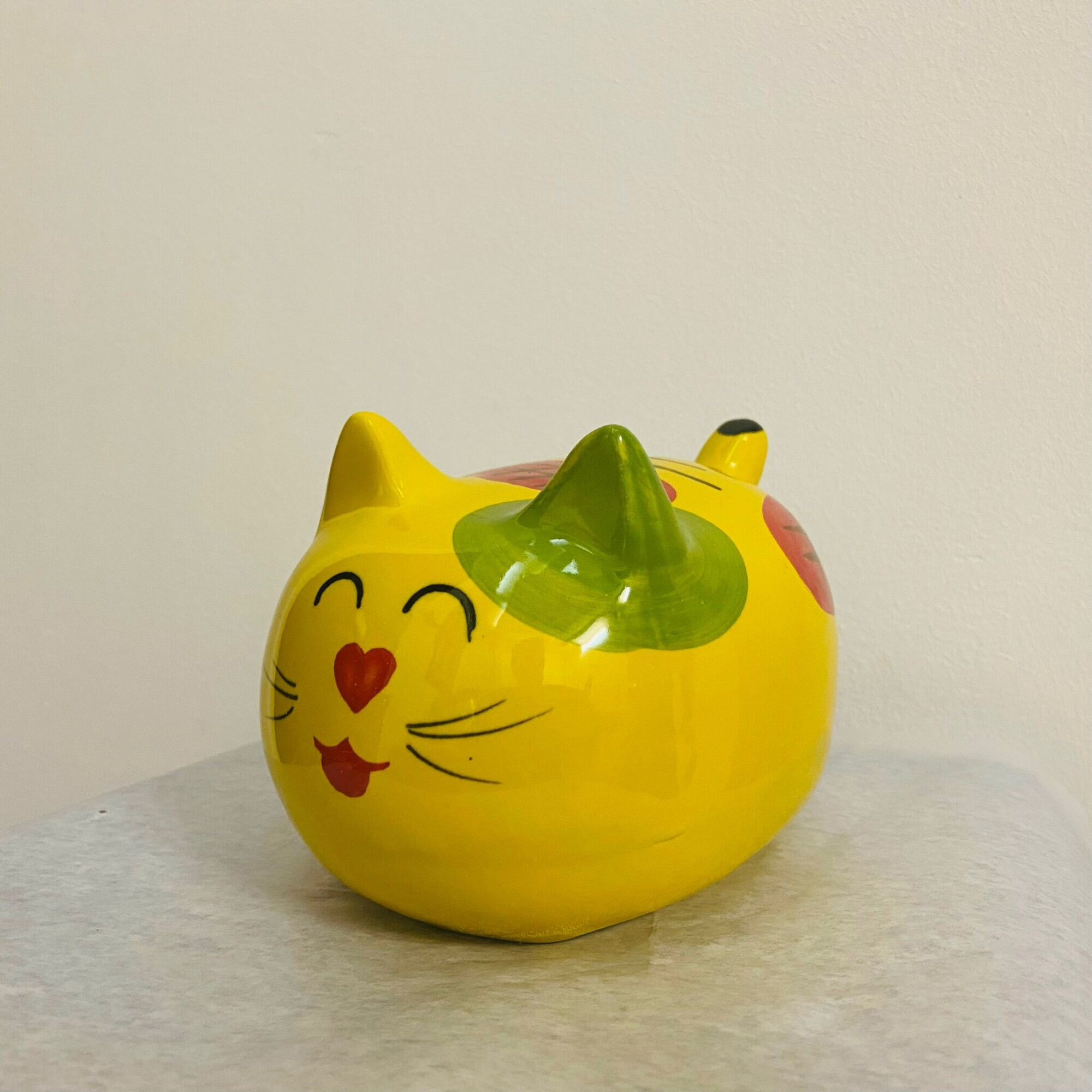 Mèo sứ Bát Tràng heo đất tiết kiệm