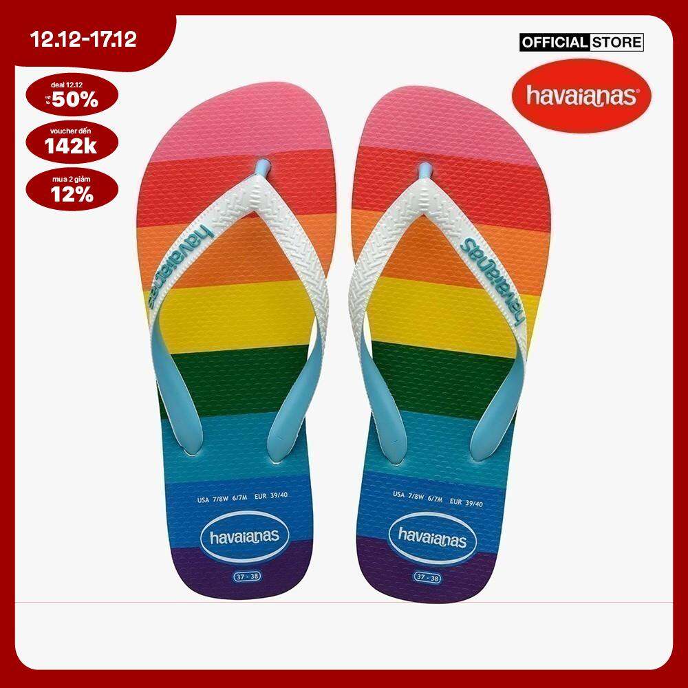 [GIÁ SỐC 12/12 + FLASH VOUCHER 20% + MUA 2 GIẢM 12% + FREESHIP|CHỈ 20H 11/12 - 12/12] HAVAIANAS - Dép unisex Top Pride Allover 4145742-0031