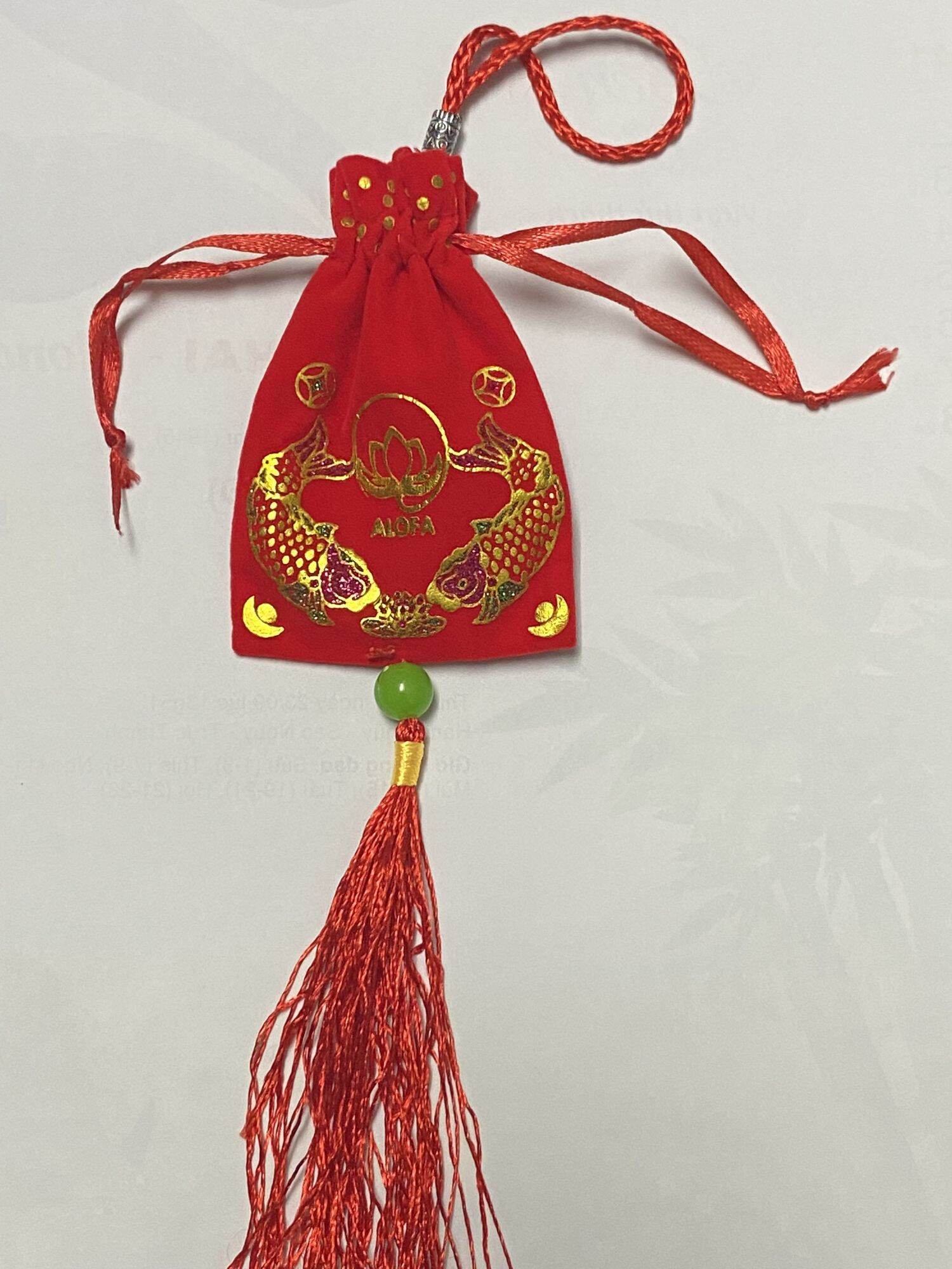 Túi Gấm Đỏ Bình An Alofa