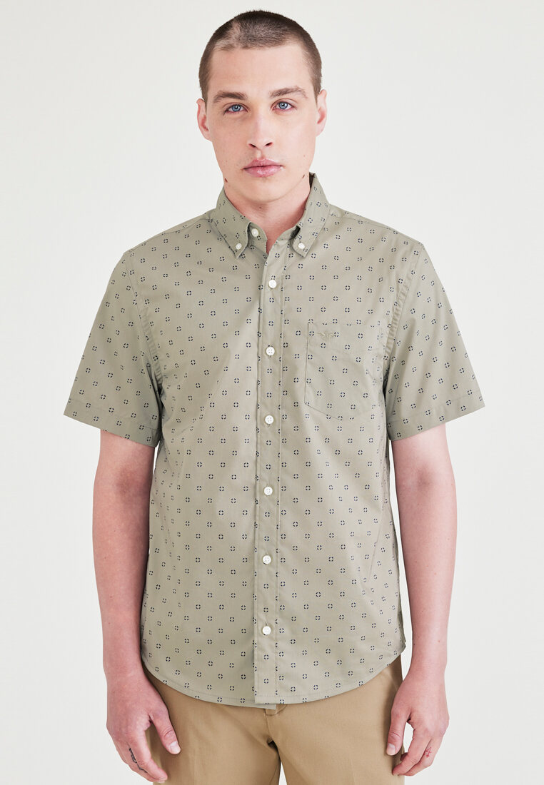 Dockers - áo sơ mi nam tay ngắn 54708-0640