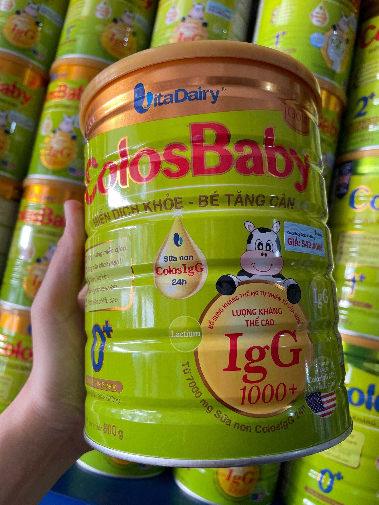 Sữa bột COLOSBABY GOLD 0+ 800G [CAM KẾT CHÍNH HÃNG, DATE MỚI]