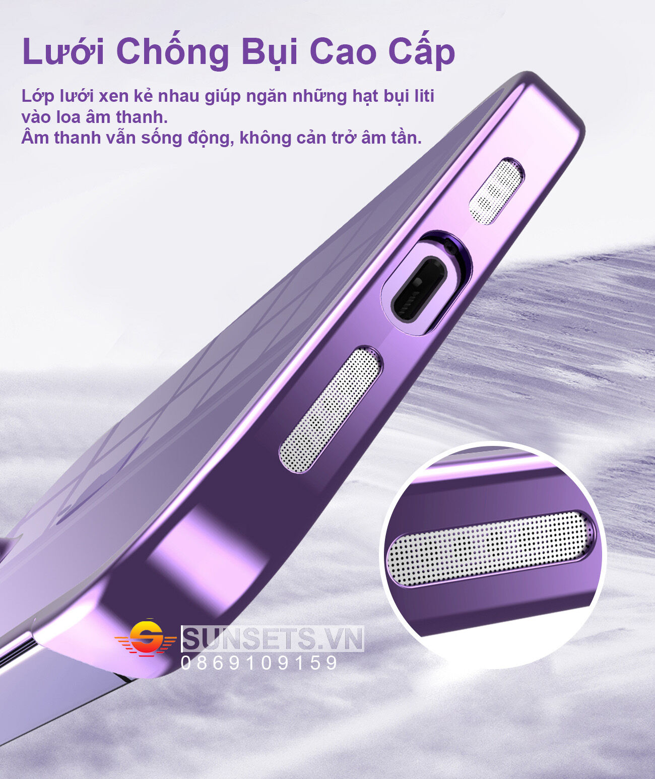 Ốp lưng iPhone 12/ 13/ 14 Plus/ 14 Pro Max Cứng PC Chống Ố