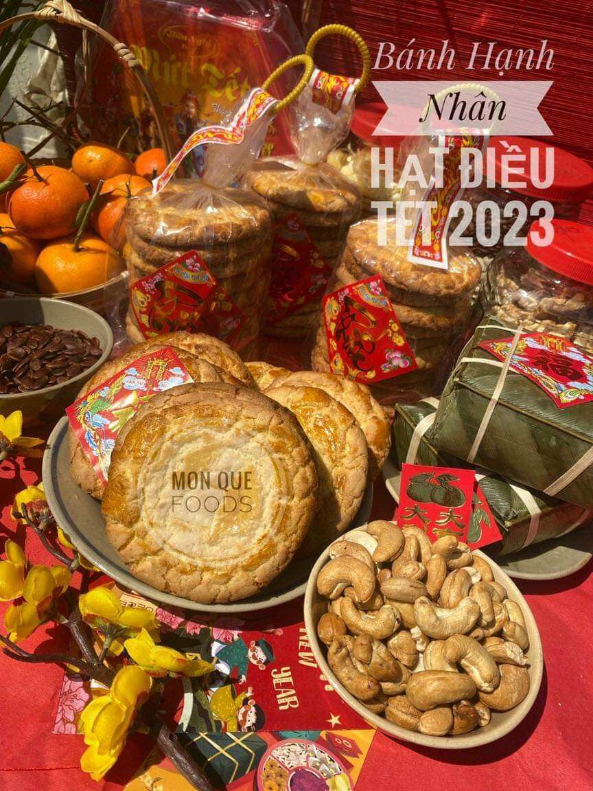 Bánh hạnh nhân hạt điều ( cây 10 bánh)