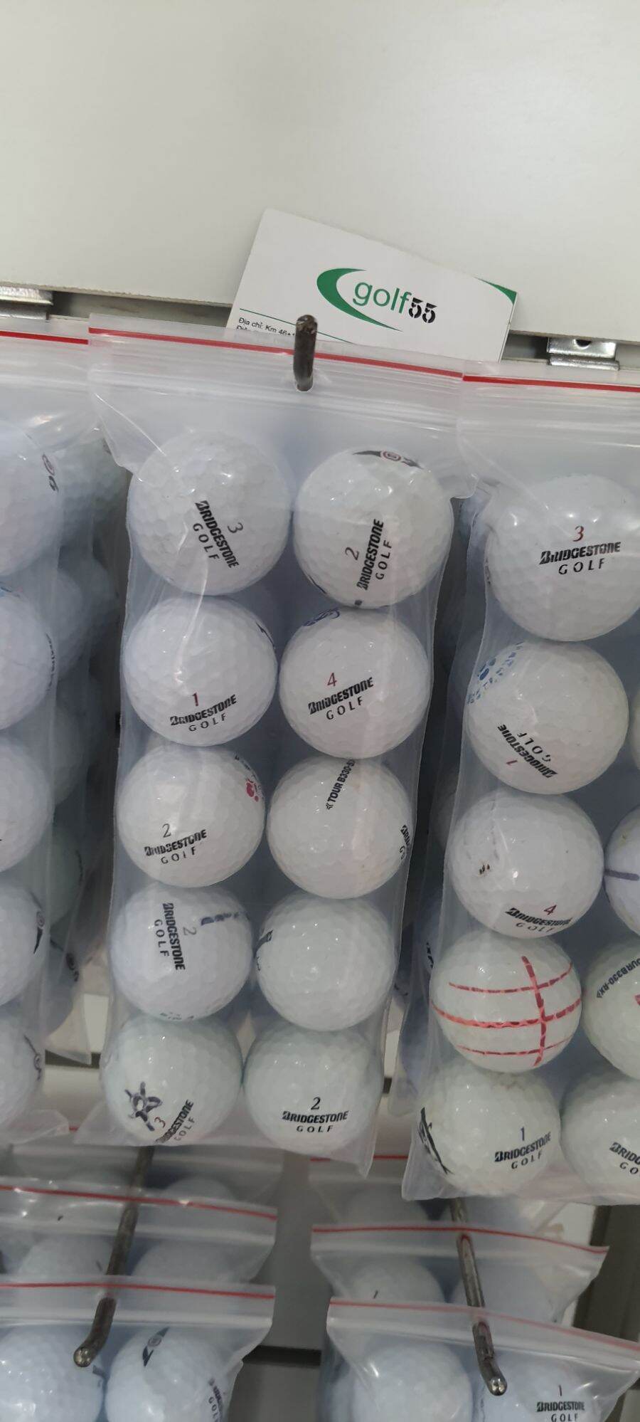 10 Quả BÓNG GOLF BRIDGESTONE CŨ MỚI 99%