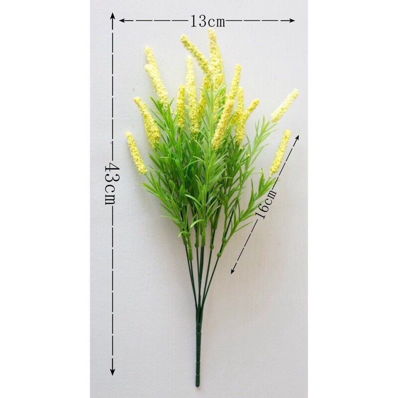 Cành bông hoa Lavender điểm xốp thảo dược tình yêu trang trí nhà cửa