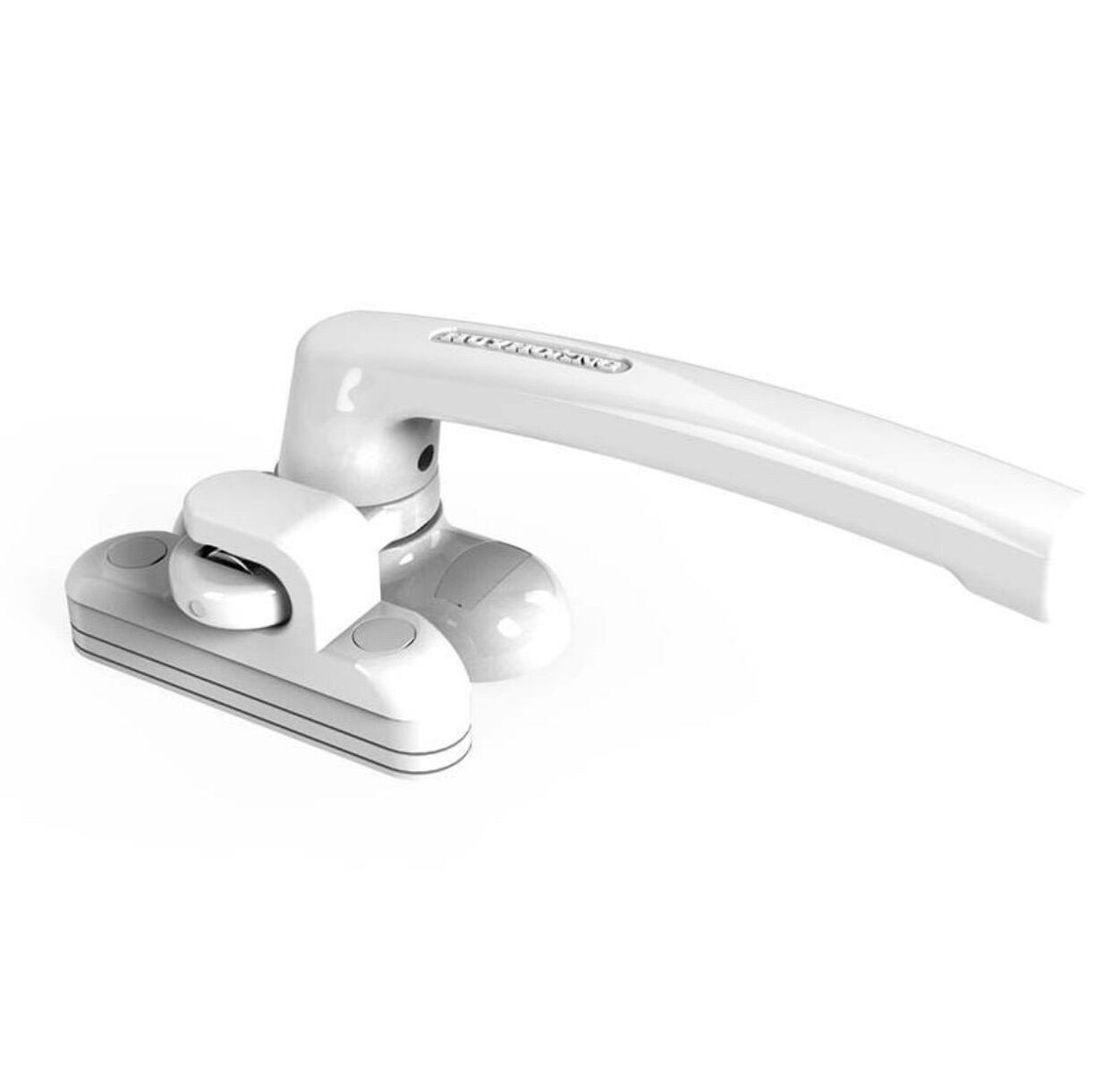 Tay khoá cài cửa sổ đơn điểm huy hoàng đen / sữa 01