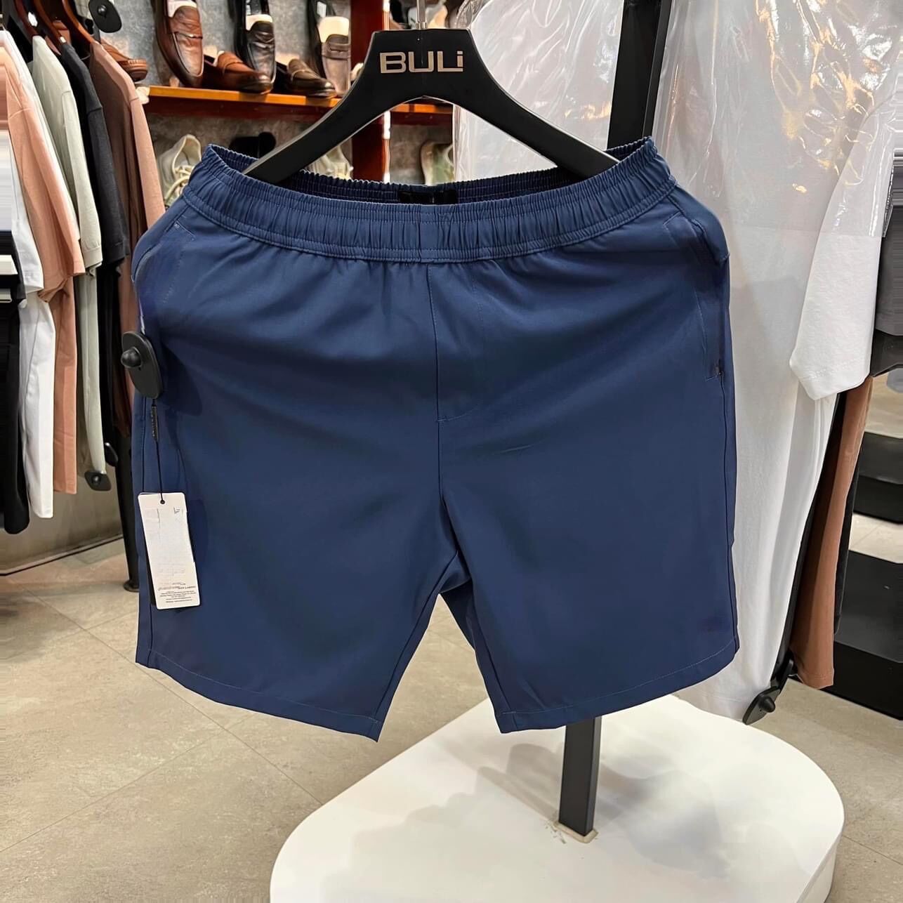 Quần đùi nam, quần short nam chất liệu thun Poly co giãn 4 chiều có dây rút, túi khóa zip, kiểu dáng basic kèm ảnh thật QS010