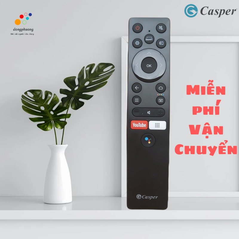 Remote điều khiển tivi smart casper có giọng nói