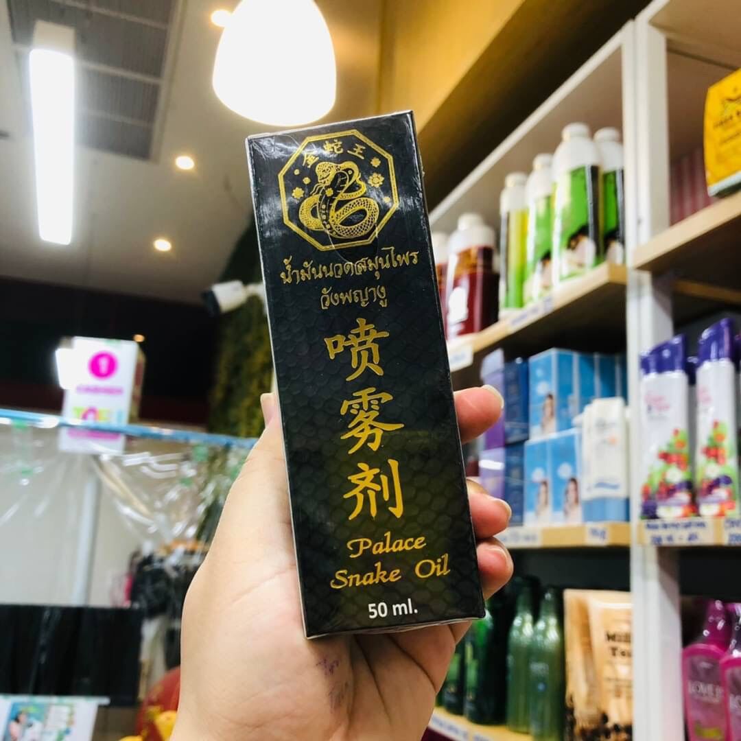 Dầu rắn xoa bóp dạng xịt 50ml thái lan