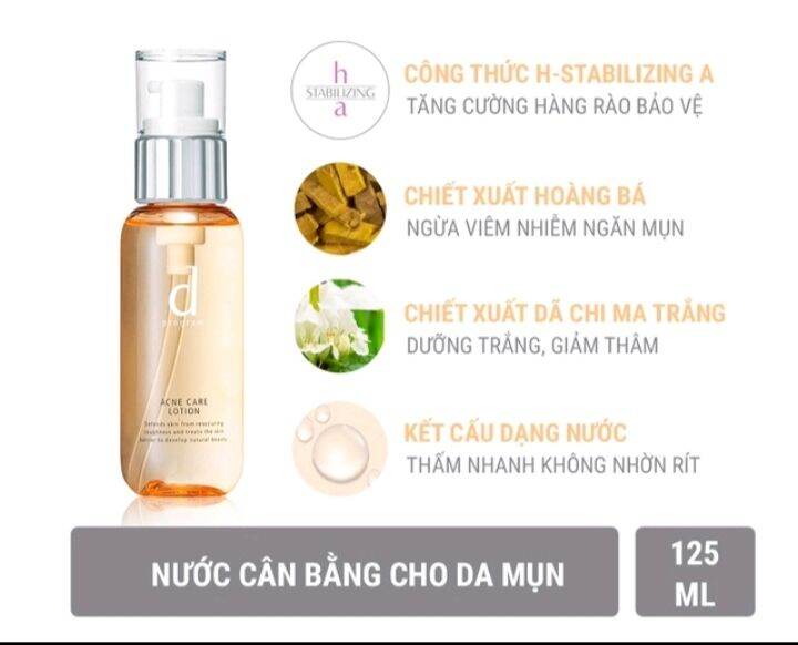 nước cân bằng dành cho da mụn d program 125ml
