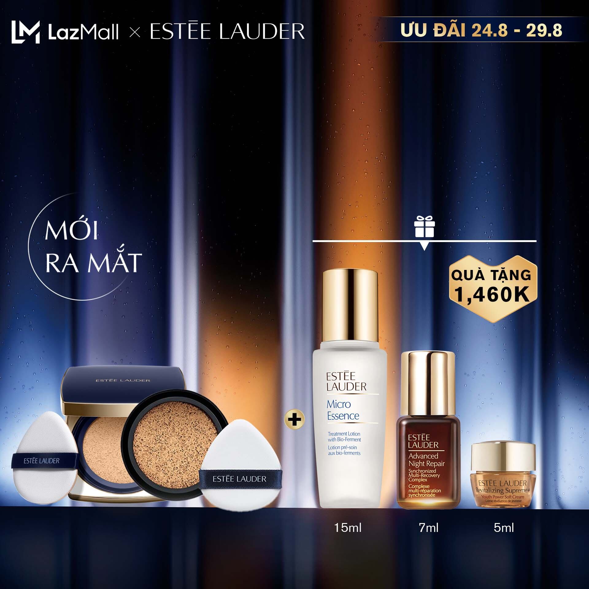 Phấn nước mịn lỳ lâu trôi Estee Lauder Double Wear Soft Glow Matte SPF 45/PA+++ • ​ Mịn lì, lâu trôi, lớp nền hoàn hảo không tì vết