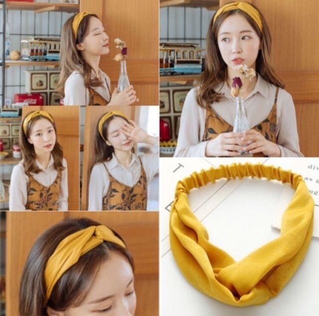 Khăn Turban Xinh Xắn Phụ Kiện Tóc