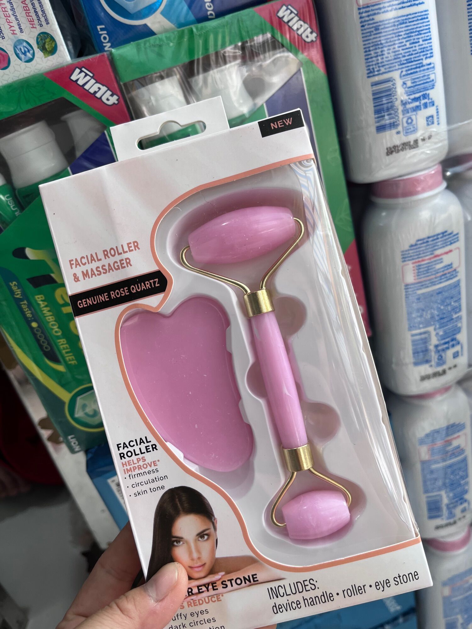 Set thanh lăn đá cẩm thạch massa nâng cơ mặt