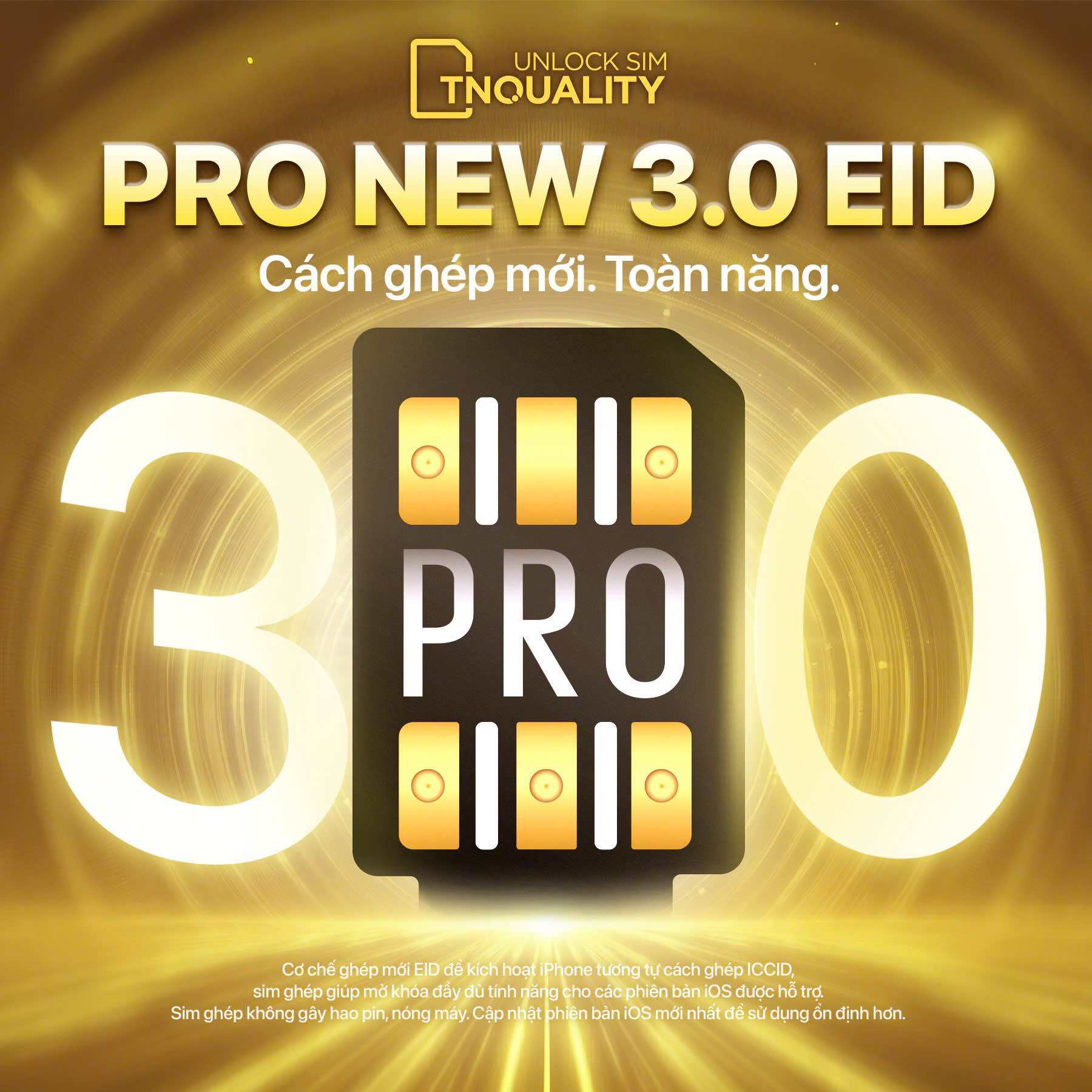 Sim ghép ProNew- ProNew 3.0- bản Update mới nhất cho iPhone Lock